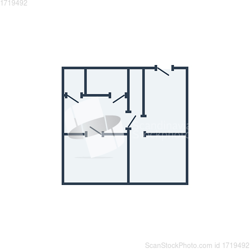 Image of Icon of apartment plan