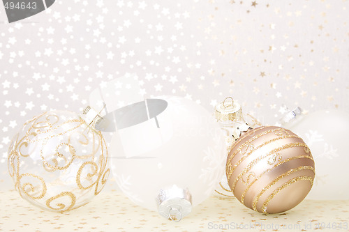 Image of christmas golden background