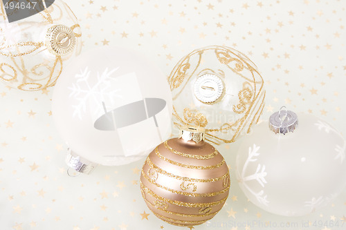 Image of christmas golden background