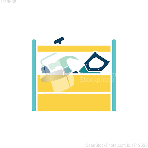 Image of Retro tool box icon