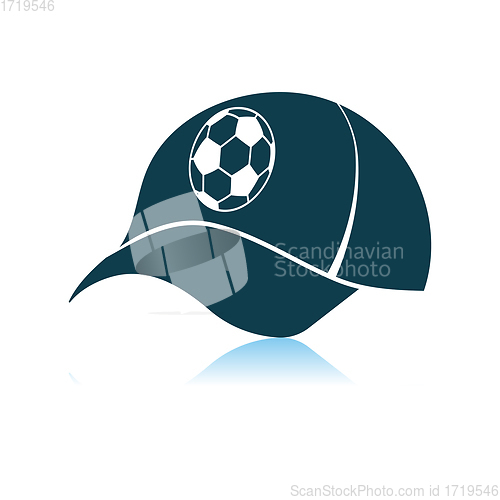 Image of Football Fans Cap Icon