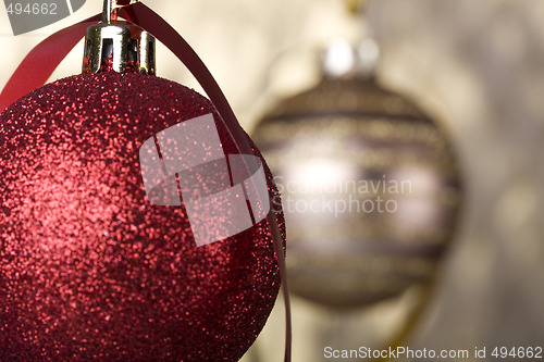 Image of Christmas ball background