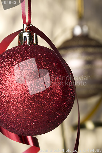 Image of Christmas ball background