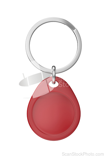 Image of Red RFID key fob