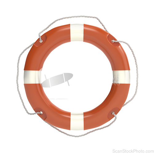 Image of Front view of lifebuoy ring