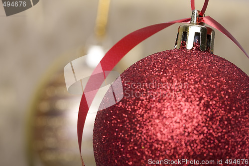 Image of Christmas ball background