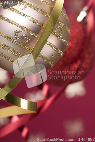 Image of Christmas ball background
