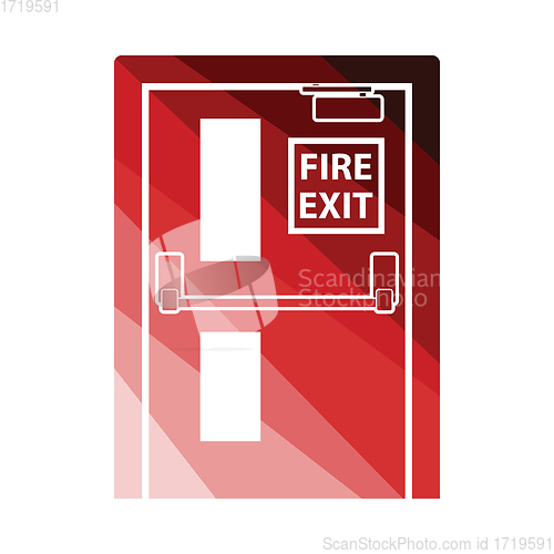 Image of Fire exit door icon