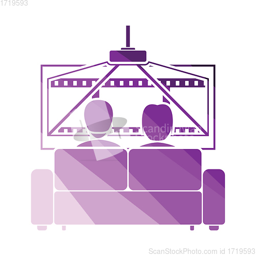 Image of Cinema sofa icon