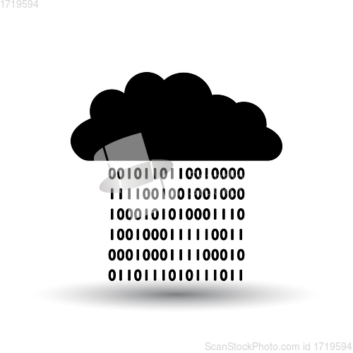 Image of Cloud Data Stream Icon