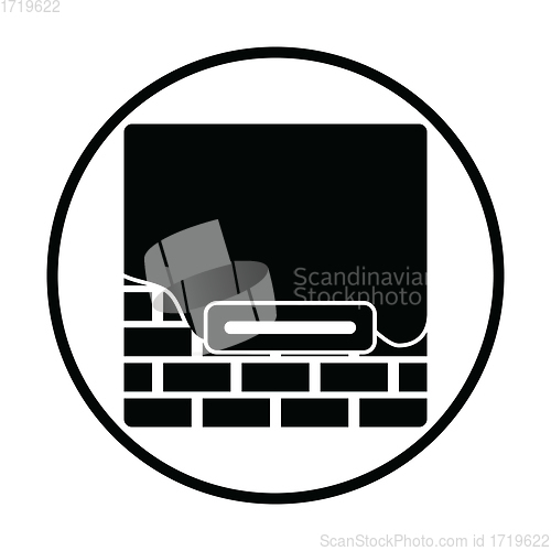 Image of Icon of plastered brick wall 