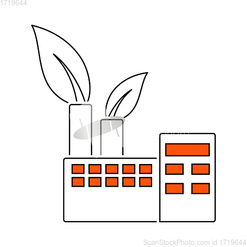 Image of Ecological Industrial Plant Icon