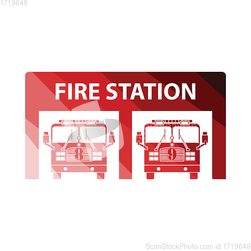 Image of Fire station icon