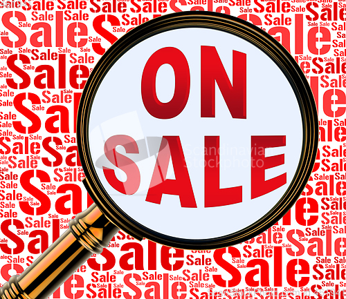 Image of On Sale Indicates Offers Promotional 3d Rendering