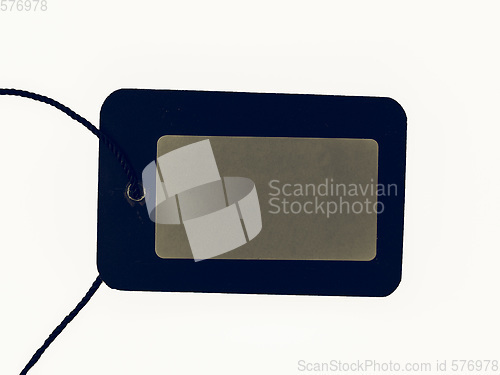 Image of Vintage looking Tag label