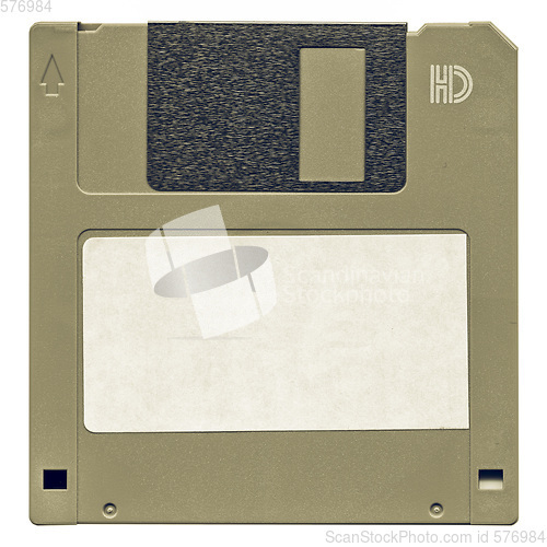 Image of Vintage looking Floppy Disk