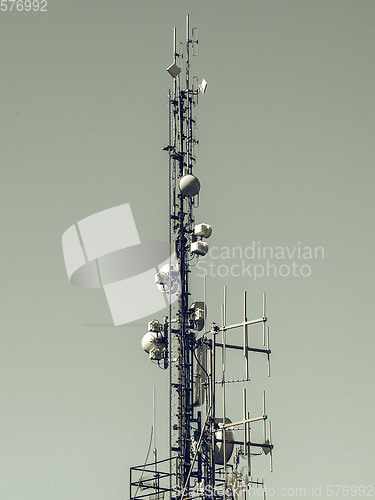 Image of Vintage looking Communication tower