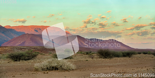 Image of Brandberg Mountain in Namibia, Africa wilderness