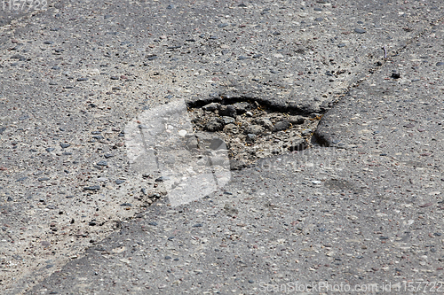 Image of asphalt on the road