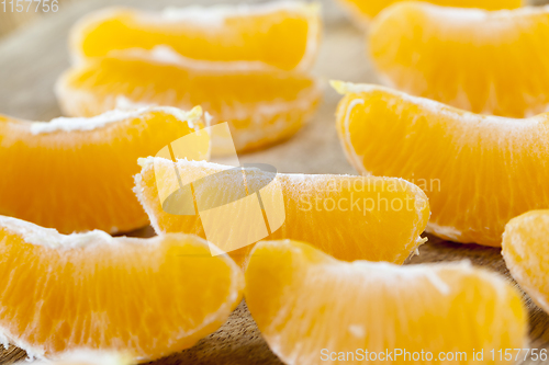 Image of Peeled juicy mandarin