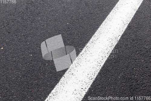 Image of wet asphalt road