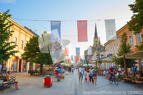 Image of People Old Town Novi Sad