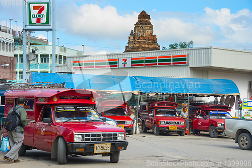 Image of People Bus Station Thailand