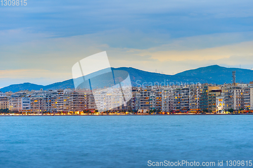 Image of Thessaloniki waterfront skyline, Greece