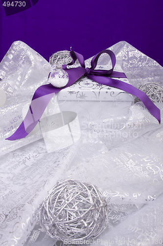 Image of christmas present decoration