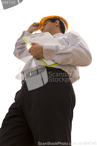 Image of businessman engineer 