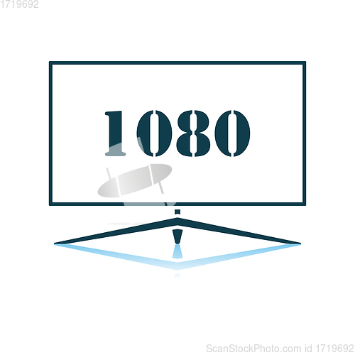 Image of Wide Tv Icon