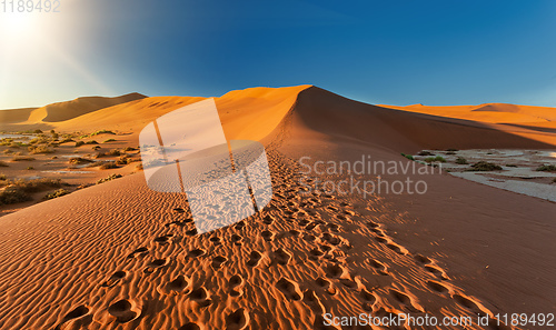 Image of beautiful landscape Hidden Vlei in Namibia Africa