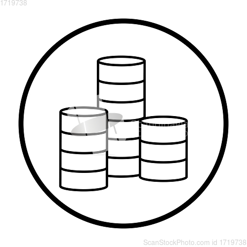 Image of Coin Stack Icon