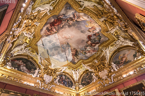 Image of interiors of Palazzo Pitti, Florence, Italy