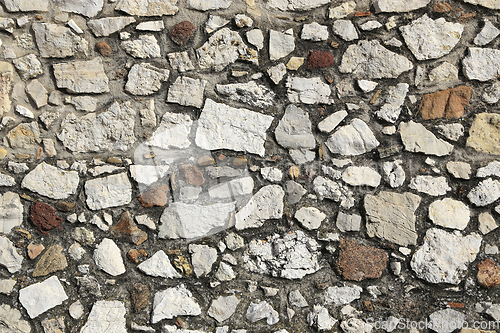 Image of Very old stone wall texture