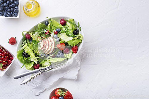 Image of Fresh salad fruit