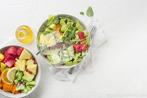 Image of Fresh salad fruit