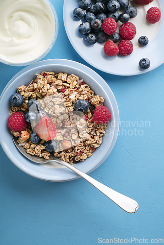 Image of Granola muesli breakfast