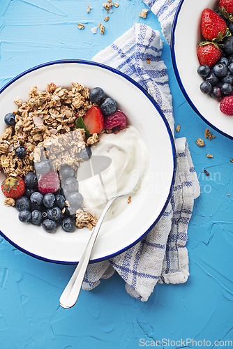 Image of Granola muesli breakfast