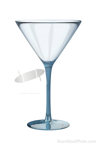 Image of Blue cocktail glass