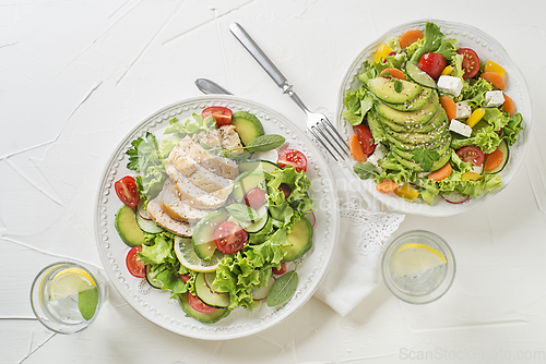 Image of Salads mixed