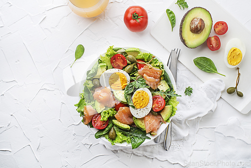 Image of Salad smoked salmon