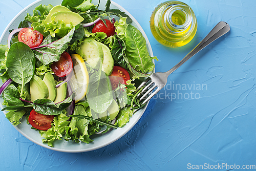 Image of Green salad avocado