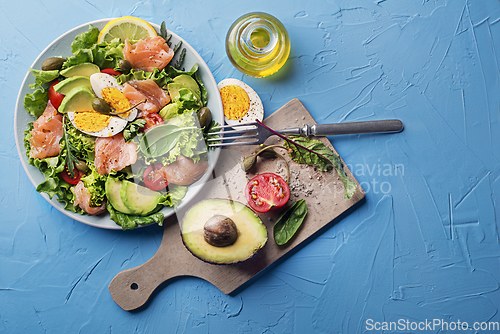 Image of Salad smoked salmon