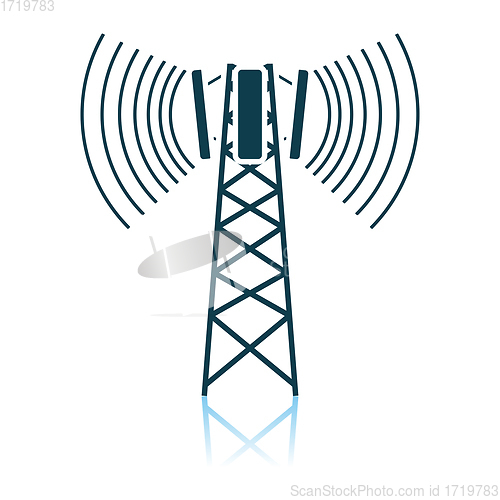 Image of Cellular Broadcasting Antenna Icon