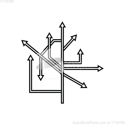 Image of Direction Arrows Icon