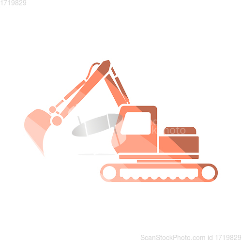 Image of Icon Of Construction Excavator