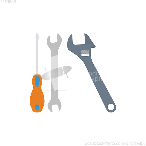 Image of Wrench and screwdriver icon