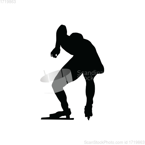 Image of Skating man silhouette