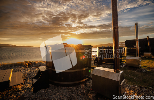 Image of Ofuro Tub by the sea.